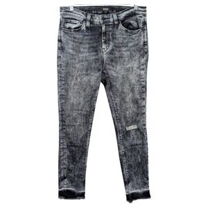 Hudson Jeans Women's 29 Nico Super Skinny Mid Rise Acid Wash Streetwear Denim